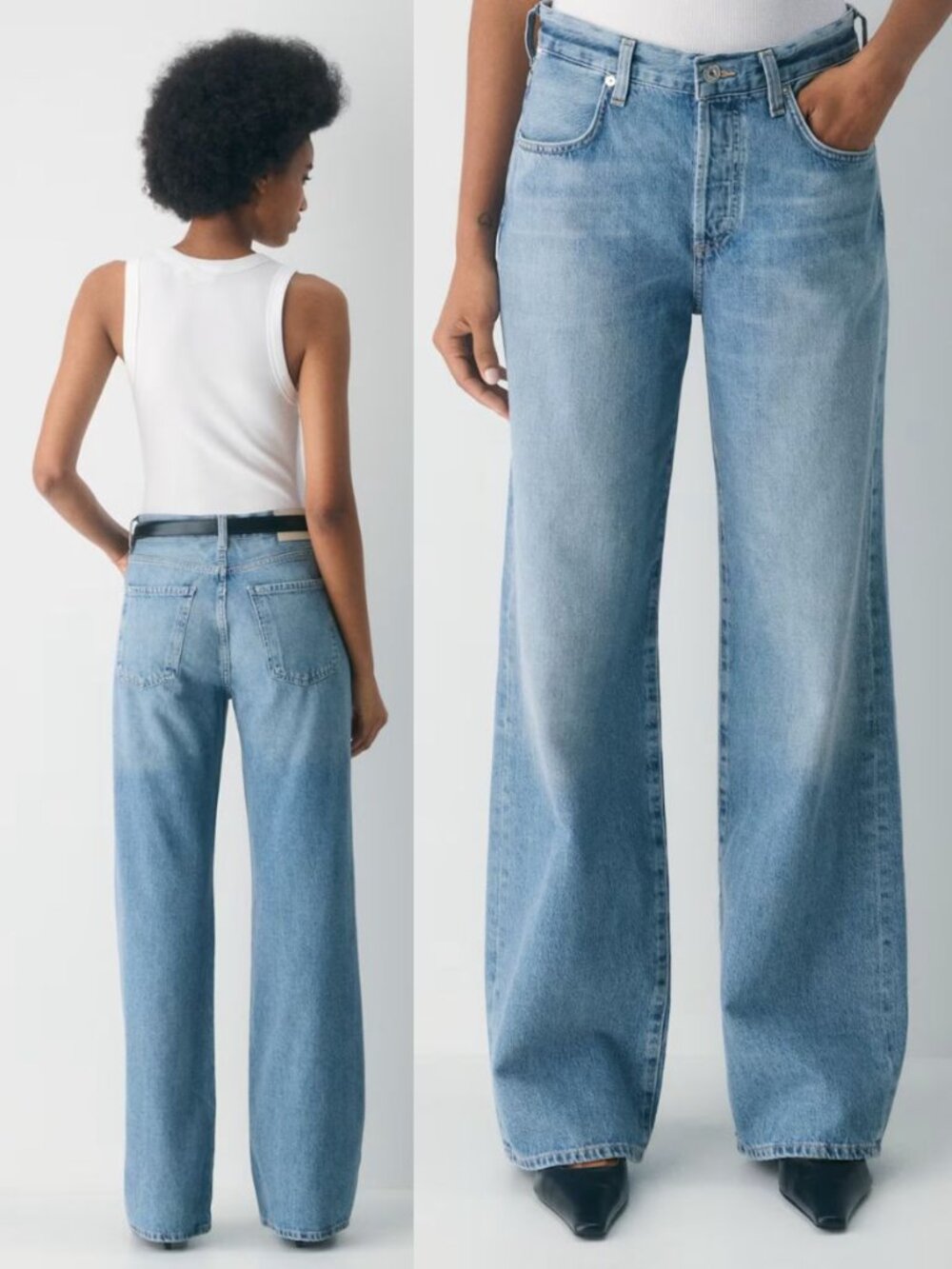 Citizens of Humanity Annina Jean Meuse Blue Denim High Waisted Straight Leg 24 - Picture 12 of 13